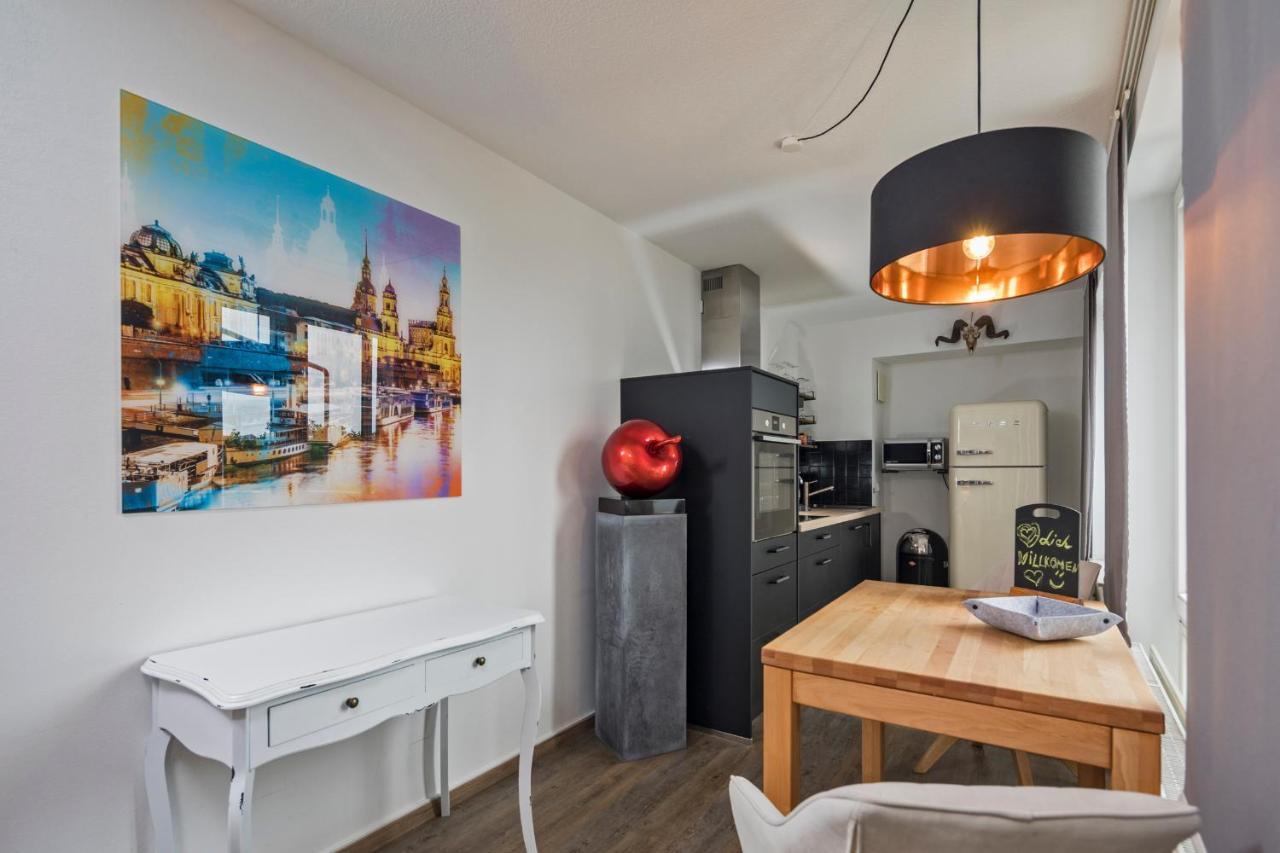 Ferienwohnung Dresden Wohnoase an der Elbe Exterior foto